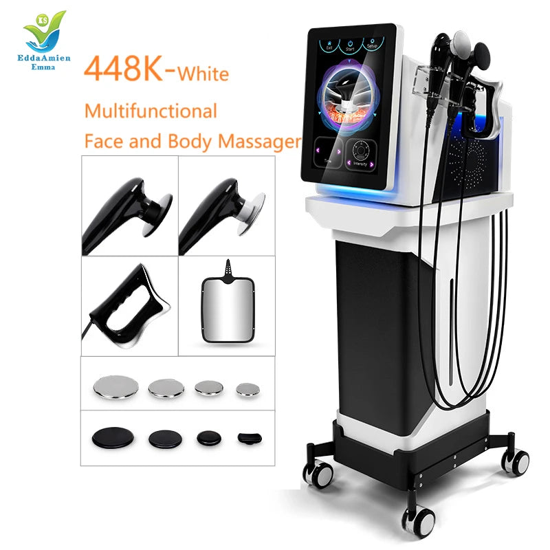 448Khz Tecartherapy Physiotherapy Machine for Body Slimming,Beautifying,Repairing,Activating, and Relieving Acid