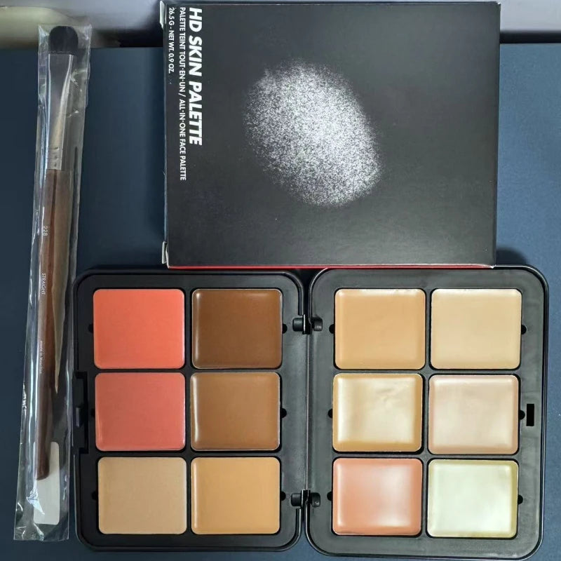 12color Makeup Face Foundation Blush Essentials Palette
