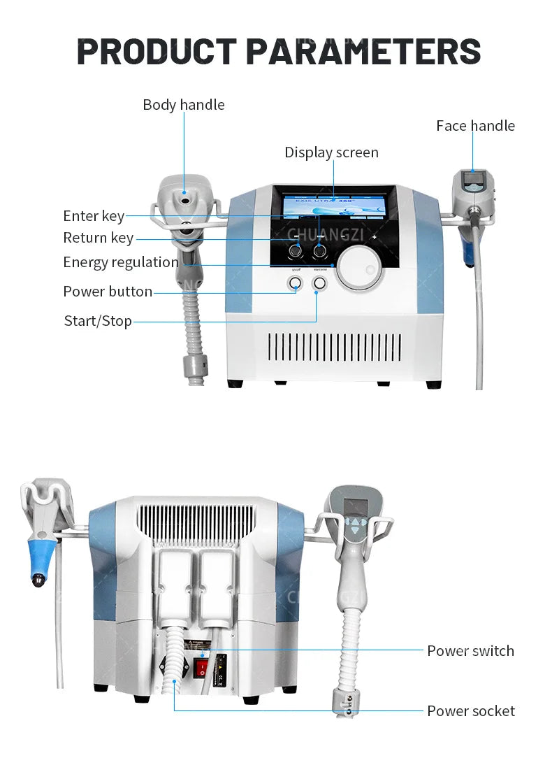 2 in 1 RF ULTRA 360 Body Contouring Cellulite Reduction Face Skin Rejuvenation Tightening Beauty Machine 2025