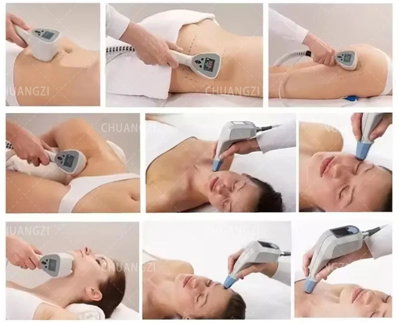2 in 1 RF ULTRA 360 Body Contouring Cellulite Reduction Face Skin Rejuvenation Tightening Beauty Machine 2025