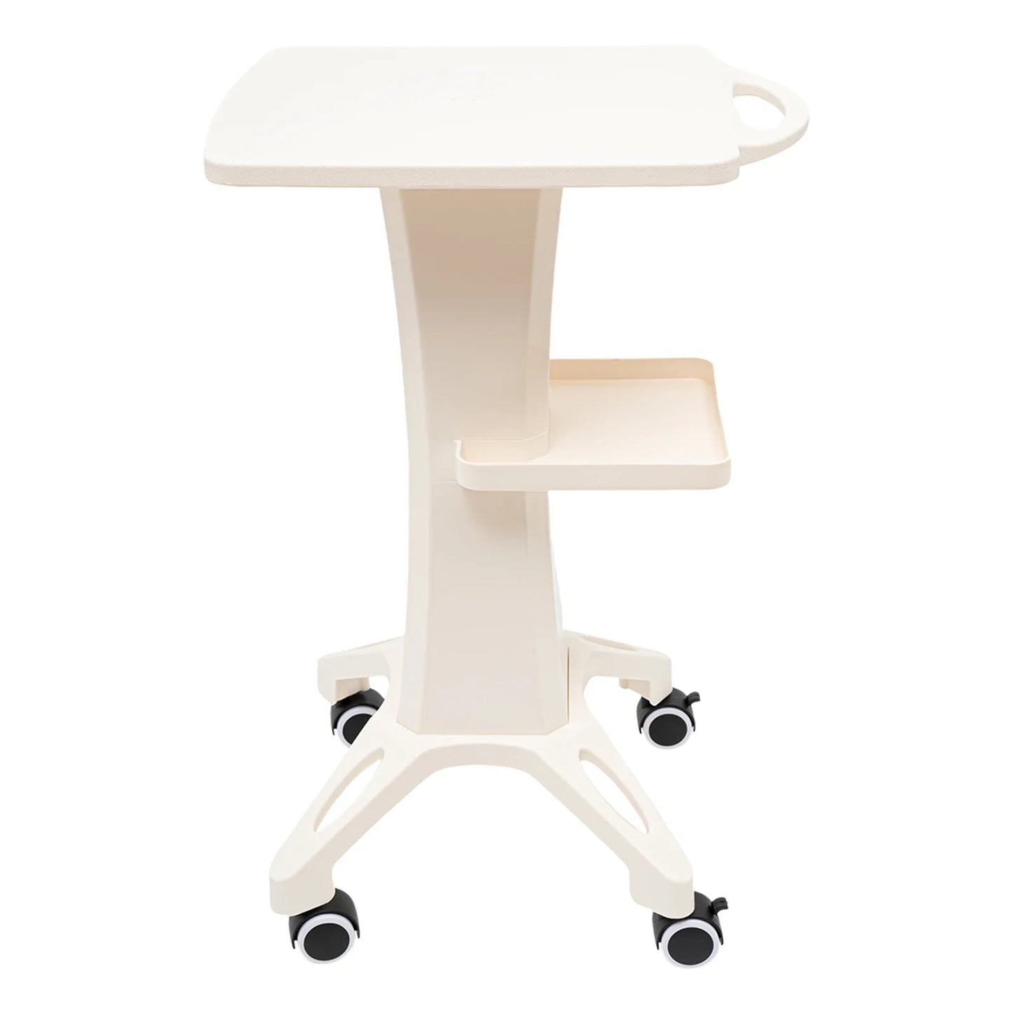 2 Tiers ABS Multi Beauty Salon Stand Rolling Cart SPA Beauty Machine Holder Trolley Stand For Hair Stylist Tattoo Equipment