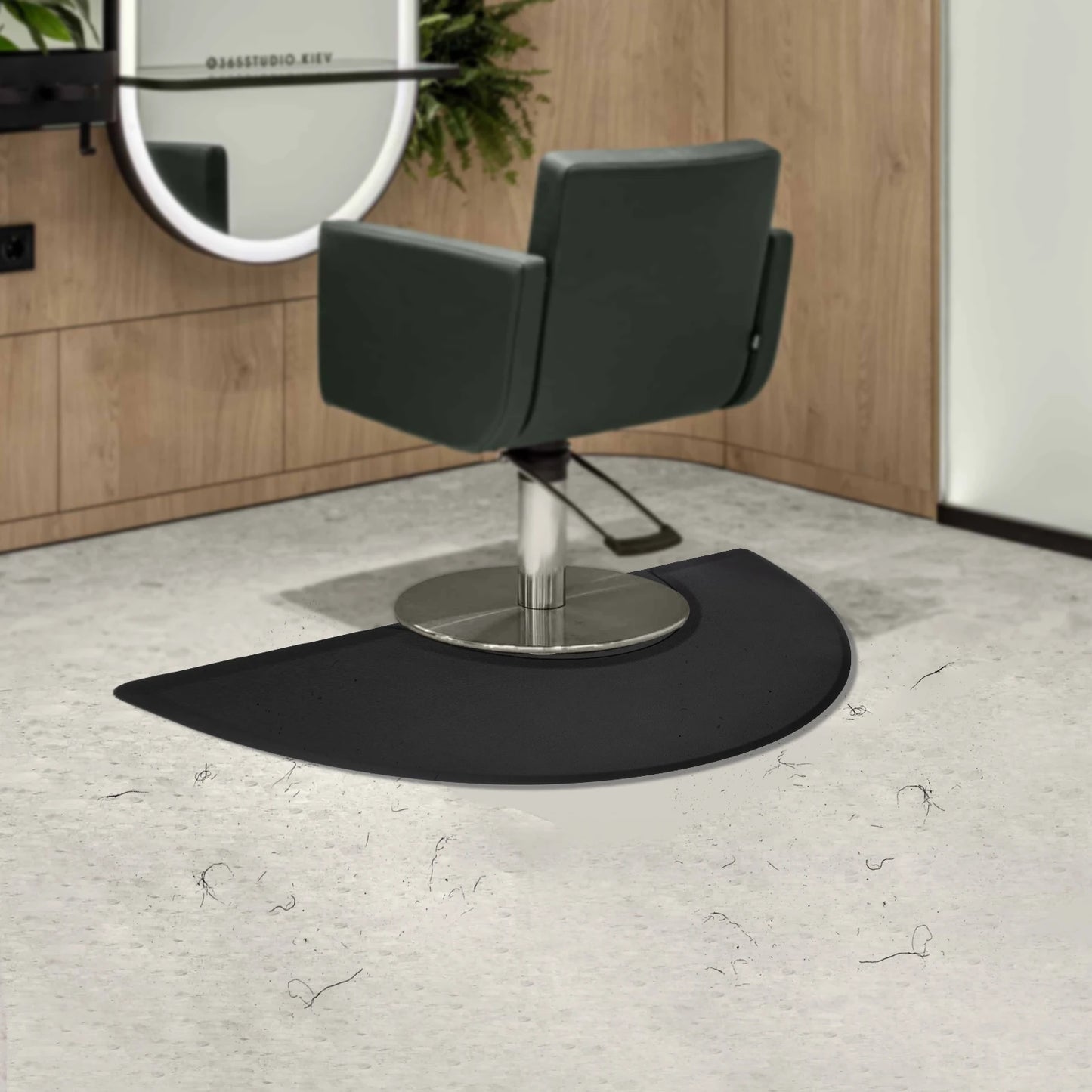 3ft x 5ft Anti Fatigue Barber Shop Chair Mat for Chair Base Hair Stylist Beauty Floor Mats Thick Office Comfort Floor Mat
