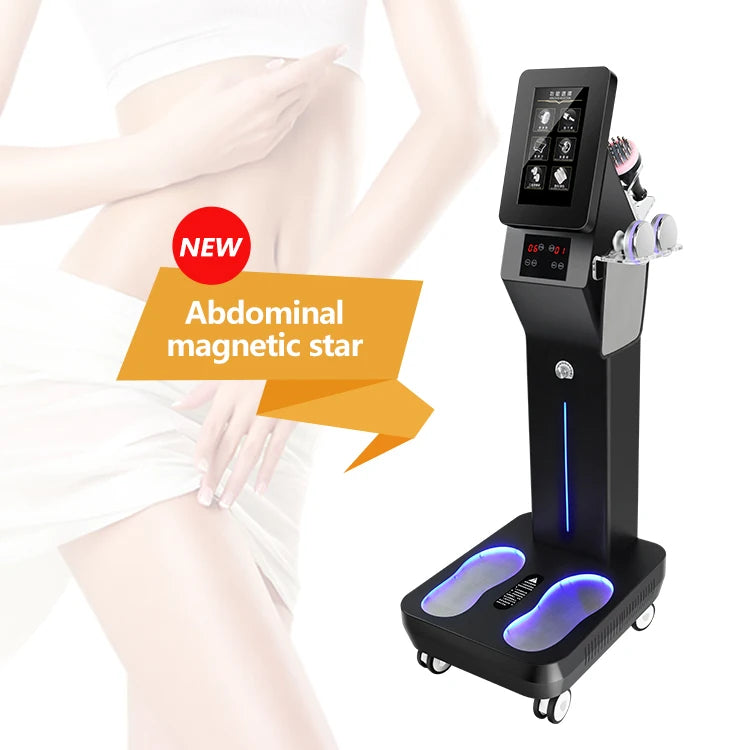New Technology 6 IN 1 Abdominal magnetism star  equipment for relieving pain Probe 6+Foot Therapy Instrument