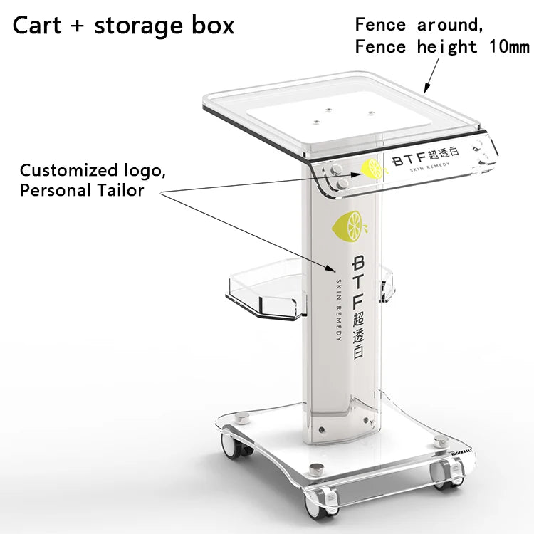 Factory Price Beauty Salon Machine Stand Beauty Instrument Spa Trolley Cart for Beauty Salon/dental Clinic