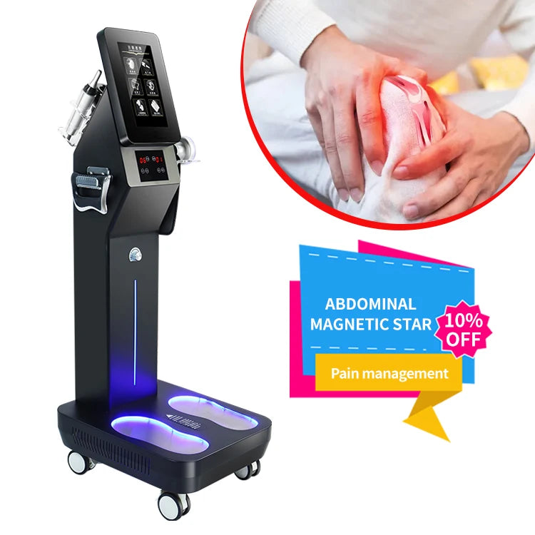 New Technology 6 IN 1 Abdominal magnetism star  equipment for relieving pain Probe 6+Foot Therapy Instrument