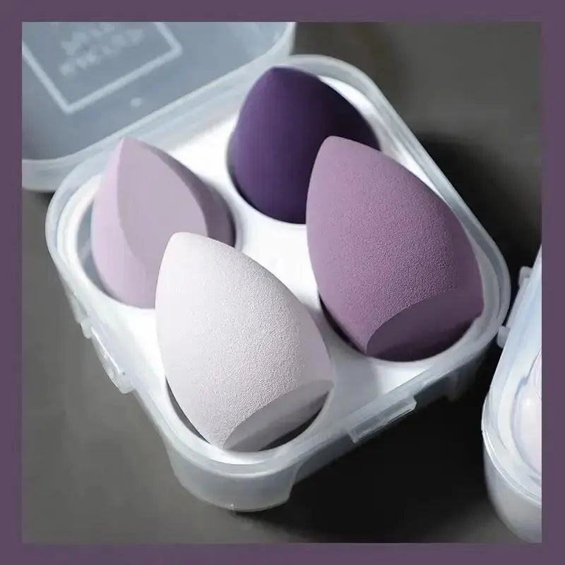 4pcs/set Color Mixing Beauty Egg Beauty Sponge Makeup SpongeMakeup Tools Foundation Make-up Facial Makeup Tools Makeup