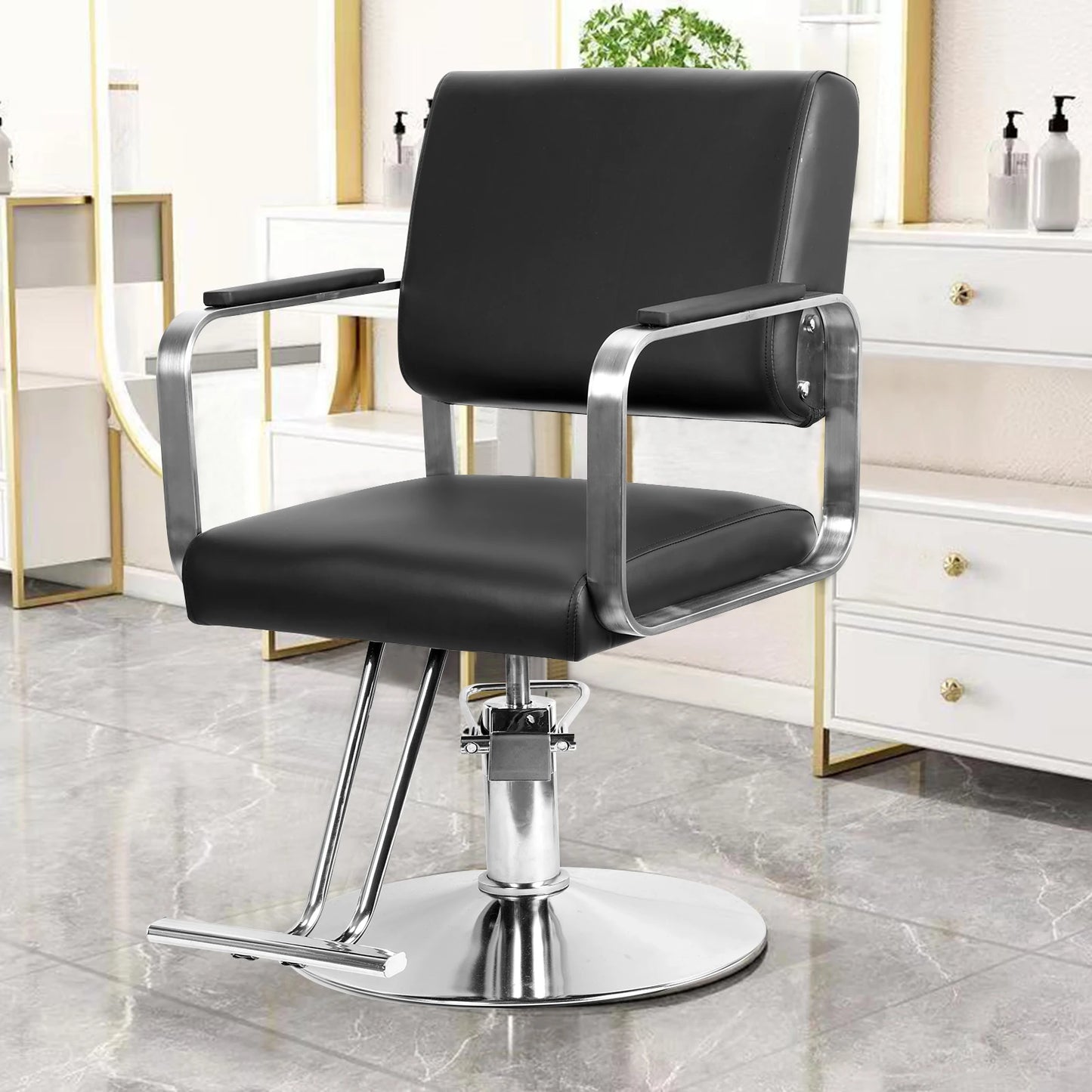 Luxury Barbershop Barber Chair Personalized Swivel Designed Barber Chair Beauty Salon Cadeira De Barbeiro Furniture ﻿