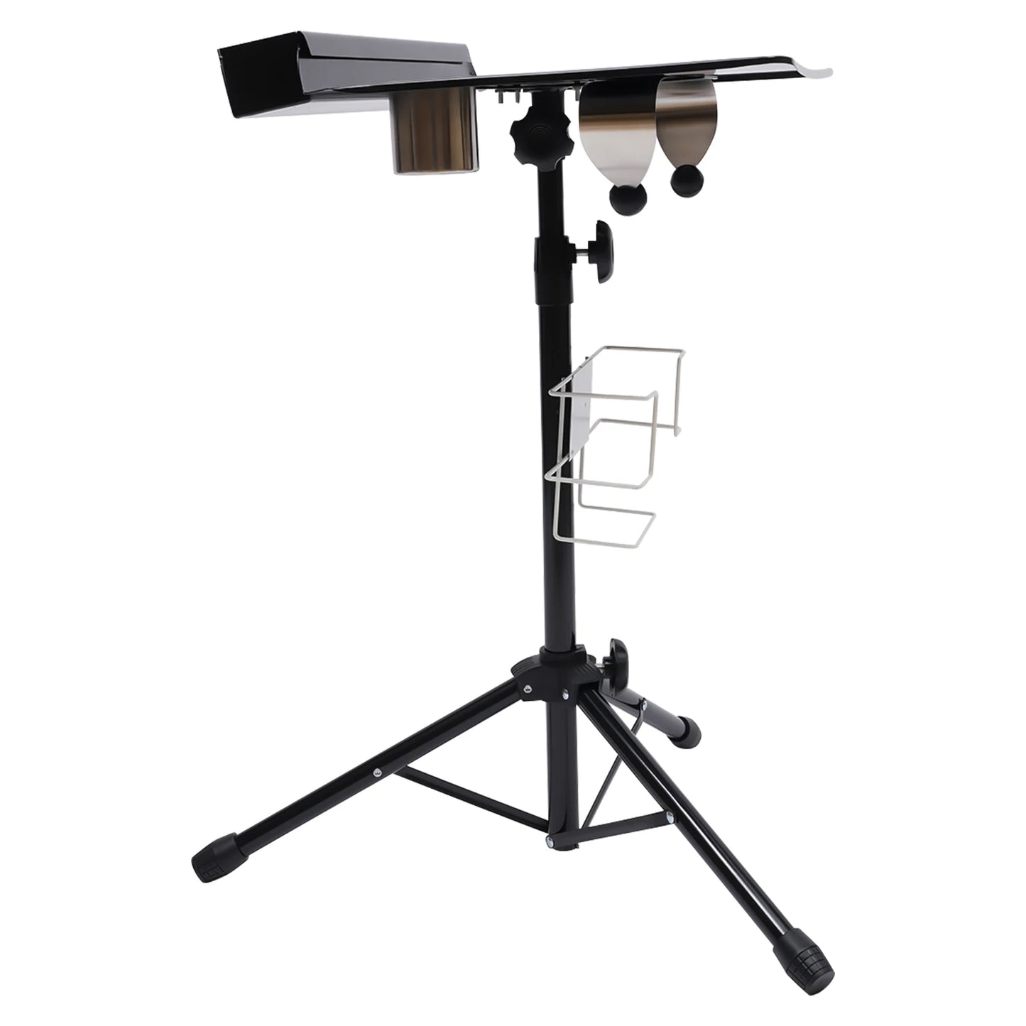 Adjustable Metal Tattoos Table Large Mobile Tattoo Work Station Tattoo Beauty Desk Salon Tray