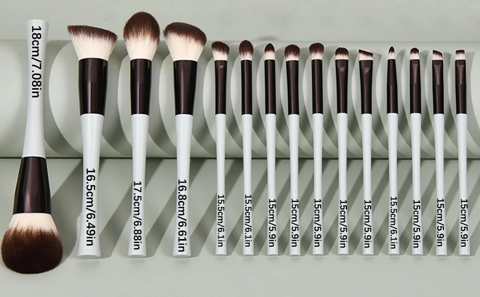 15 makeup brushes, high-quality synthetic foundation brushes, advanced makeup brush sets, professional makeup tools