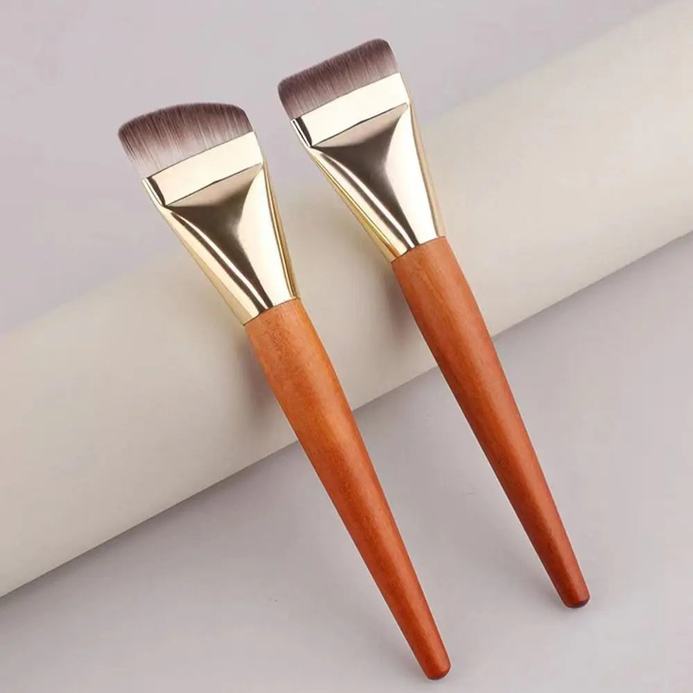 Make Up Tools Ultra Thin Foundation Brush Soft Lightweight Flat Contour Brush Bevel Design Smooth Makeup Brushes Women