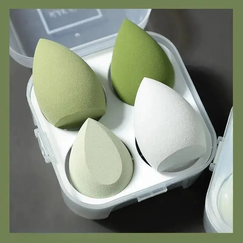 4pcs/set Color Mixing Beauty Egg Beauty Sponge Makeup SpongeMakeup Tools Foundation Make-up Facial Makeup Tools Makeup
