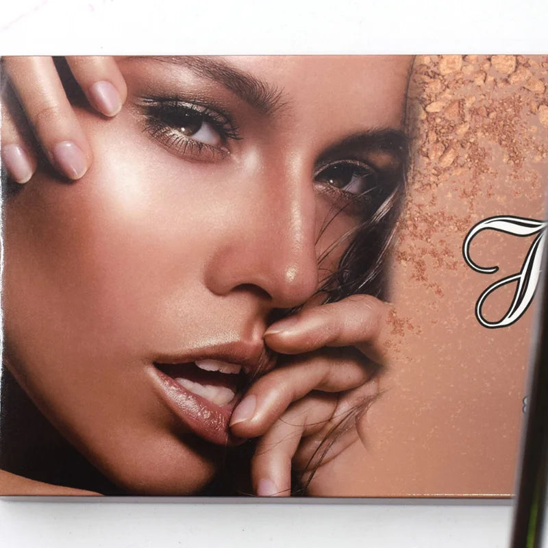 new12-8 Color Matte Trimming Makeup Palette Face Foundation White Brown Female Cosmetic Easy To Color Lasting Nature Water Proof