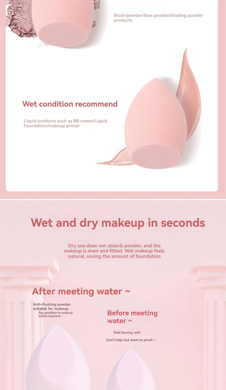 4pcs/set Color Mixing Beauty Egg Beauty Sponge Makeup SpongeMakeup Tools Foundation Make-up Facial Makeup Tools Makeup
