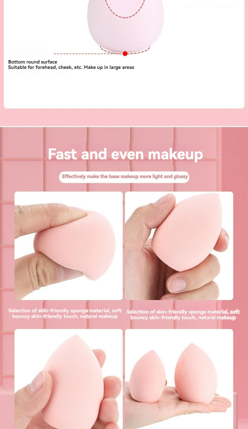4pcs/set Color Mixing Beauty Egg Beauty Sponge Makeup SpongeMakeup Tools Foundation Make-up Facial Makeup Tools Makeup